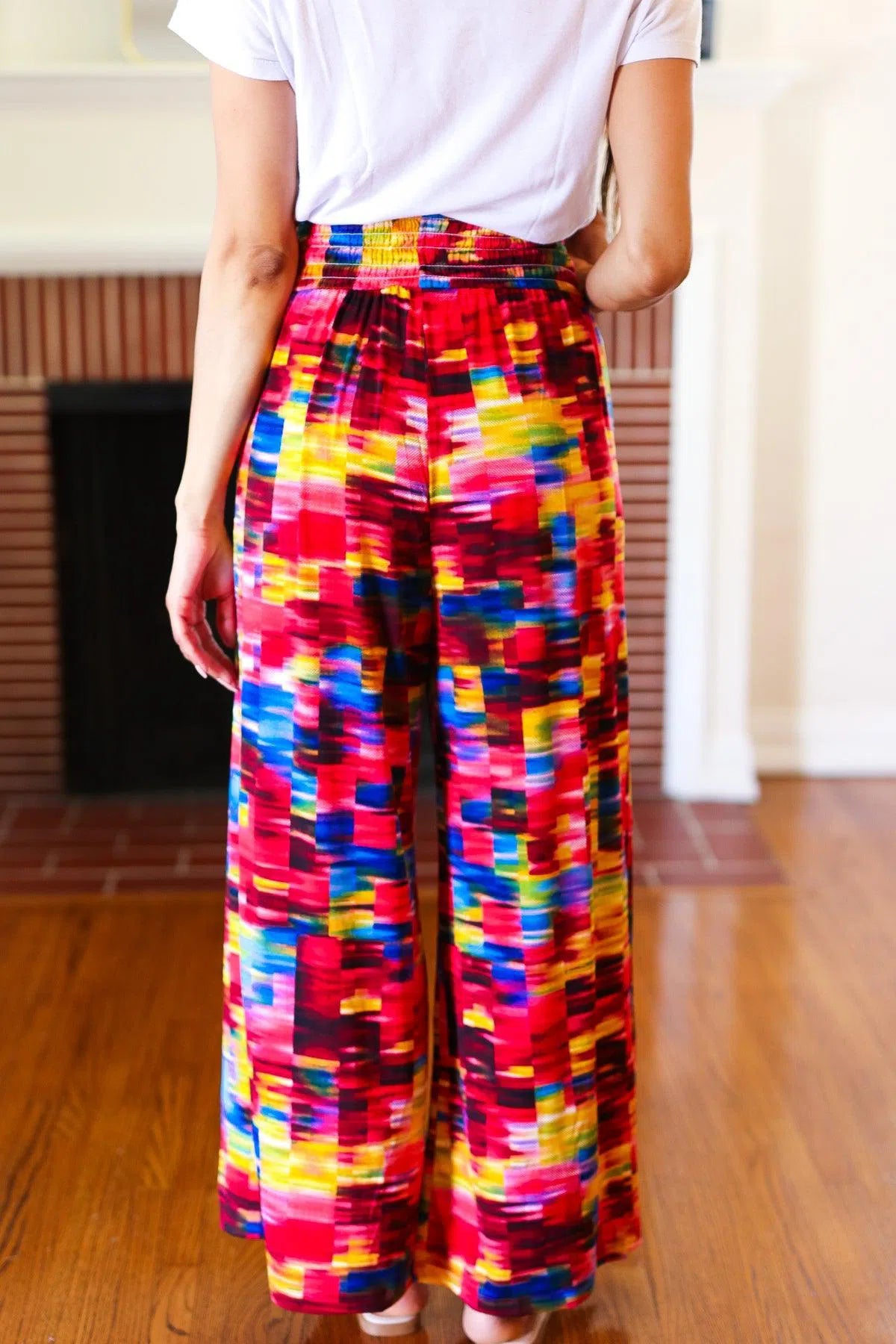 Cozy Elegance: Side Slit Palazzo Pants for Every Occasion-Evelyns Fashion