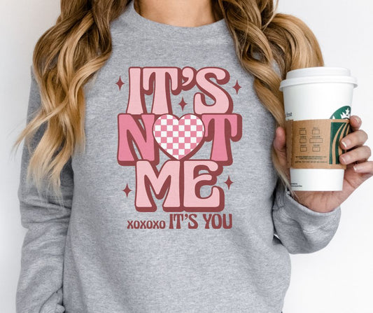 It's Not Me, It's You Graphic Sweatshirt-Evelyn's-Fashion