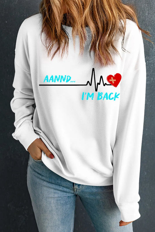 Proud & Cozy: Graphic Nurse Sweatshirt for Everyday Wear-Evelyns Fashion