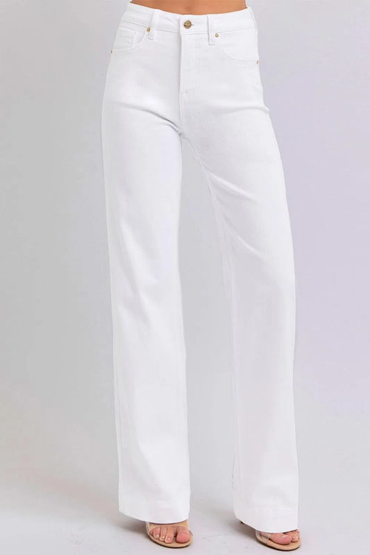 Timeless Style: High Waist Straight Jeans for Every Occasion-Evelyns Fashion