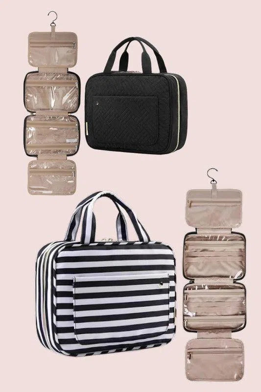 Travel Fold Up Make Up Bag Hanging Organizer-Evelyn's-Fashion