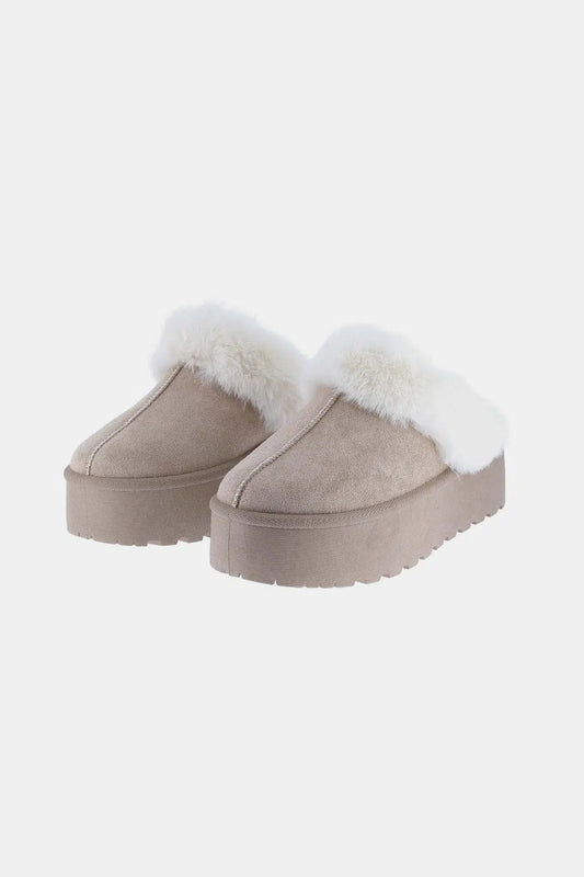 Weeboo Luxe Fur-Lined Slippers-Evelyn's-Fashion