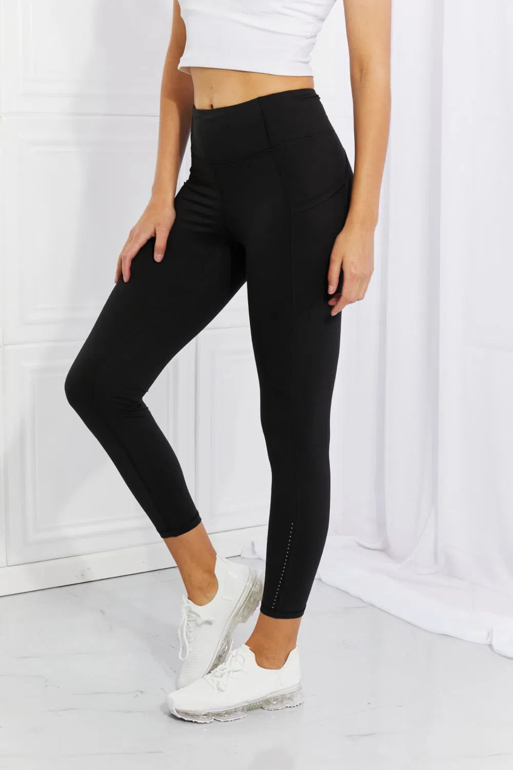 Reflective Dot Leggings – Stay Visible & Stylish, [Evelyns Fashion]