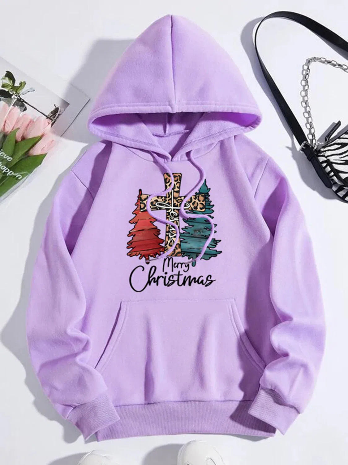 Graphic Drawstring Hoodies – Stylish & Comfortable Casual Wear, [Evelyns Fashion]