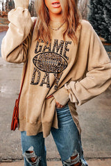 GAME DAY Graphic Sweatshirt – Stylish & Cozy Team Spirit, [Evelyns Fashion]