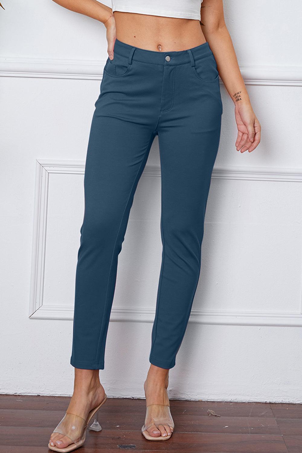 Comfort and Style: Stretchy Stitch Pants for Every Occasion-pants-Trendsi-Evelyns Fashion