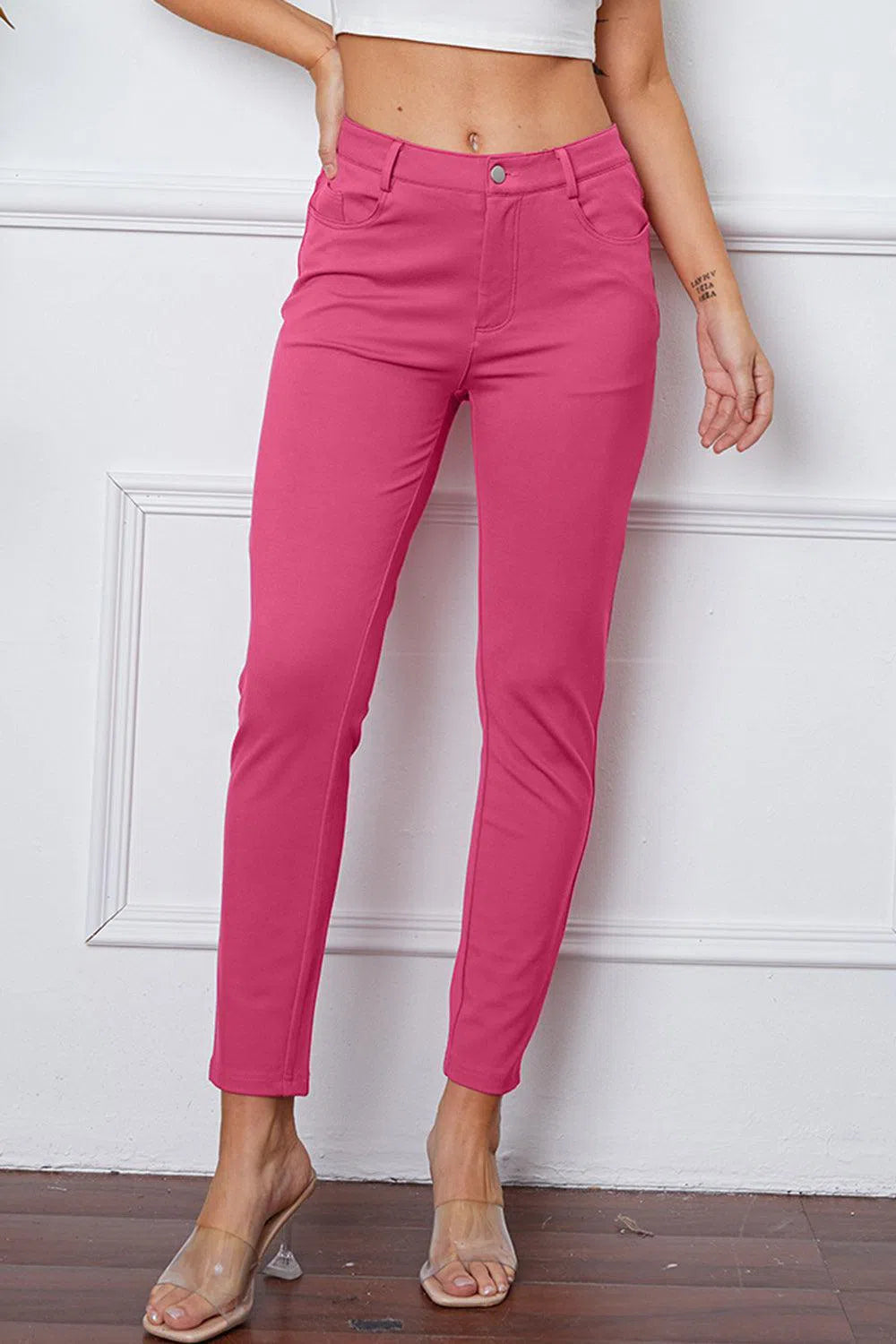 Comfort and Style: Stretchy Stitch Pants for Every Occasion-pants-Trendsi-Evelyns Fashion