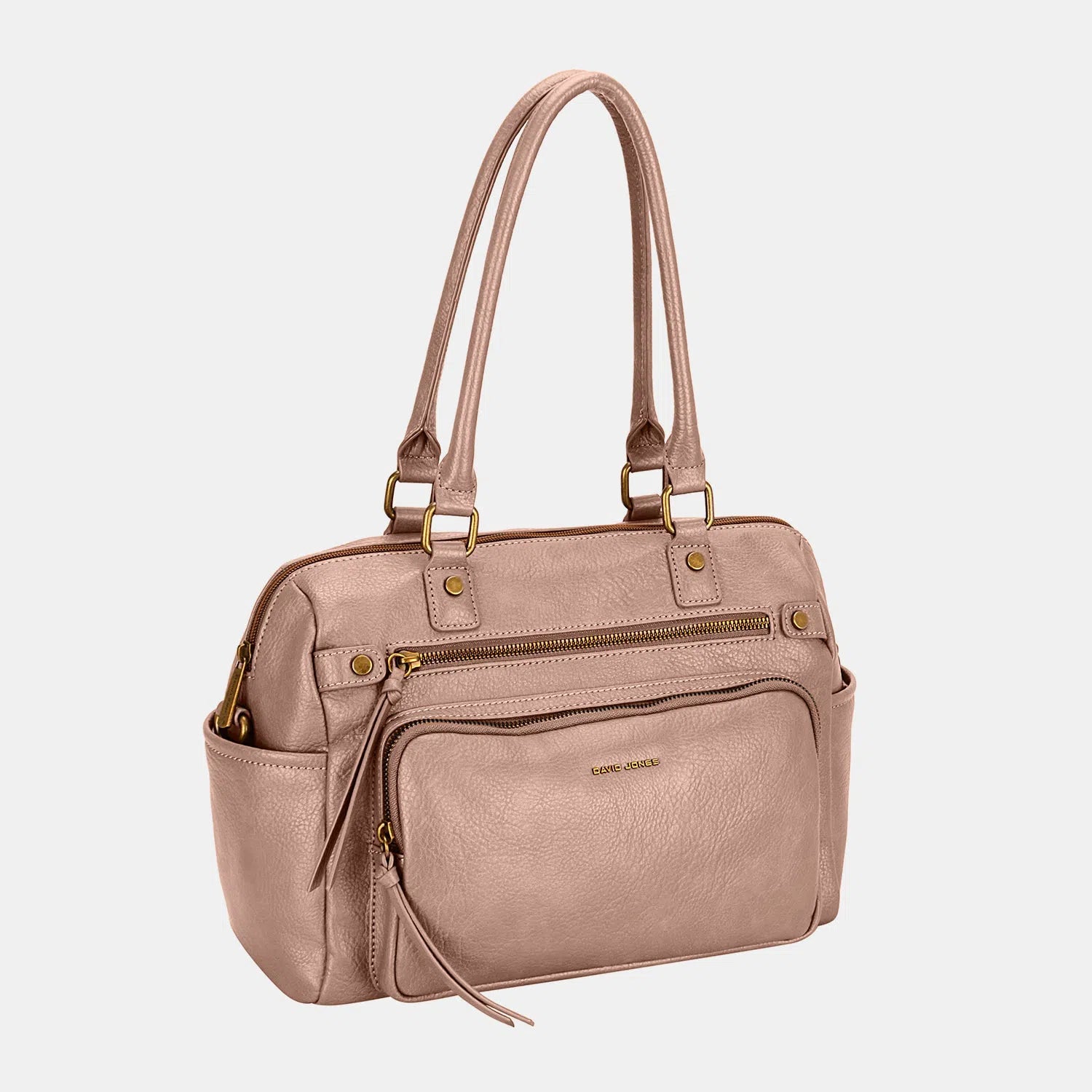 Zipper PU Leather Handbag – Stylish & Eco-Friendly Accessory, [Evelyns Fashion]