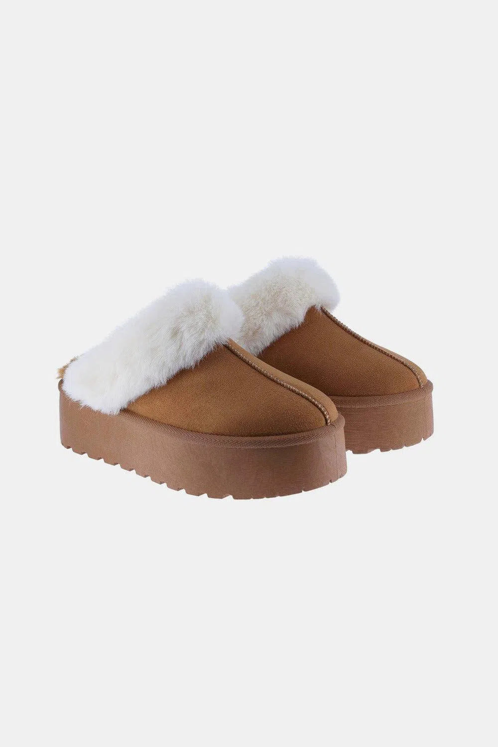 Weeboo Luxe Fur-Lined Snow Slippers | Chic Winter Warmth, [Evelyns Fashion]