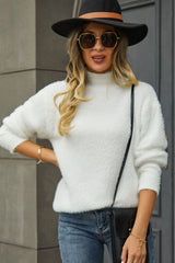 Angel Wings Turtle Neck Sweater – Chic & Playful Knitwear, [Evelyns Fashion]