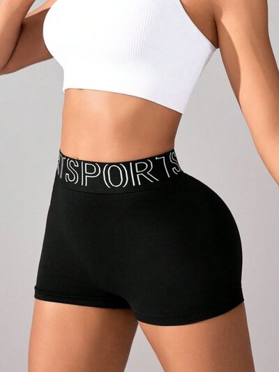 High-Waist Active Shorts – Stretchy, Breathable & Workout-Ready, [Evelyns Fashion]