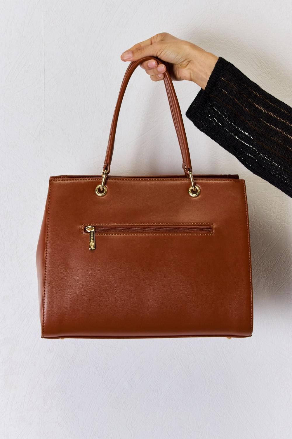 David Jones Leather Handbag – Timeless Elegance & Functionality, [Evelyns Fashion]