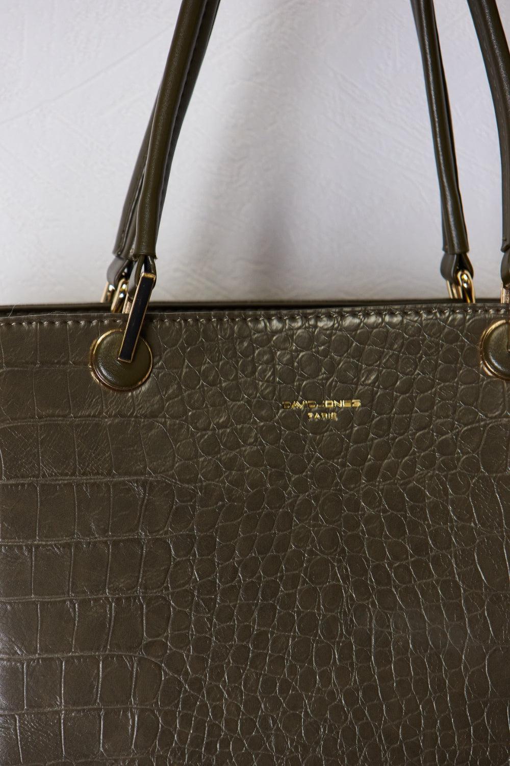 David Jones Leather Handbag – Timeless Elegance & Functionality, [Evelyns Fashion]