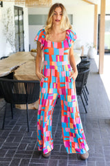 Wide Leg Jumpsuit with Bold Print – Stylish & Flattering, [Evelyns Fashion]