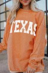 TEXAS Long Sleeve Sweatshirt – Cozy & Stylish State Pride, [Evelyns Fashion]