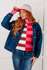 Have We Met Oversized Denim Jacket – Trendy & Versatile, [Evelyns Fashion]