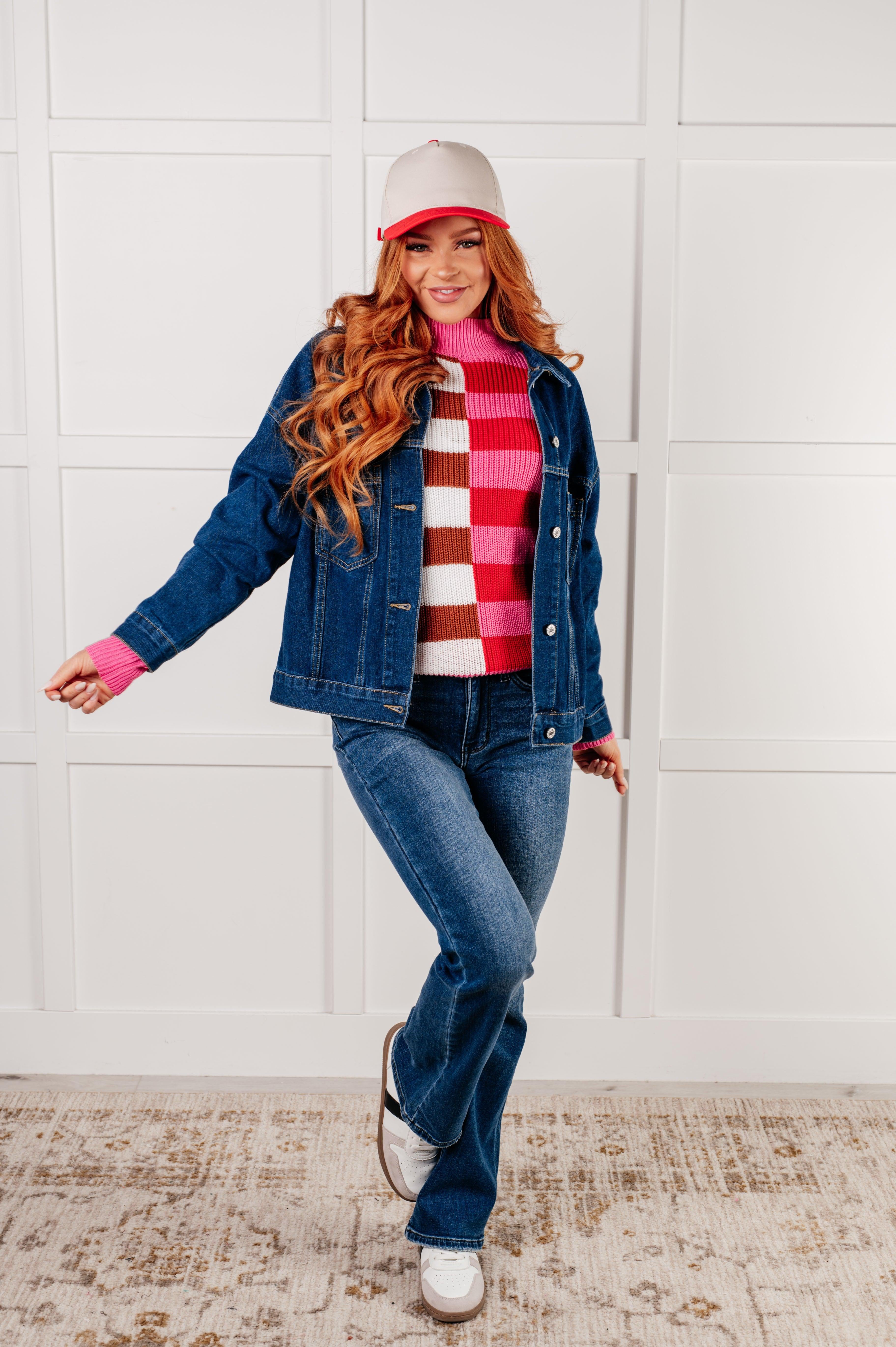 Have We Met Oversized Denim Jacket – Trendy & Versatile, [Evelyns Fashion]