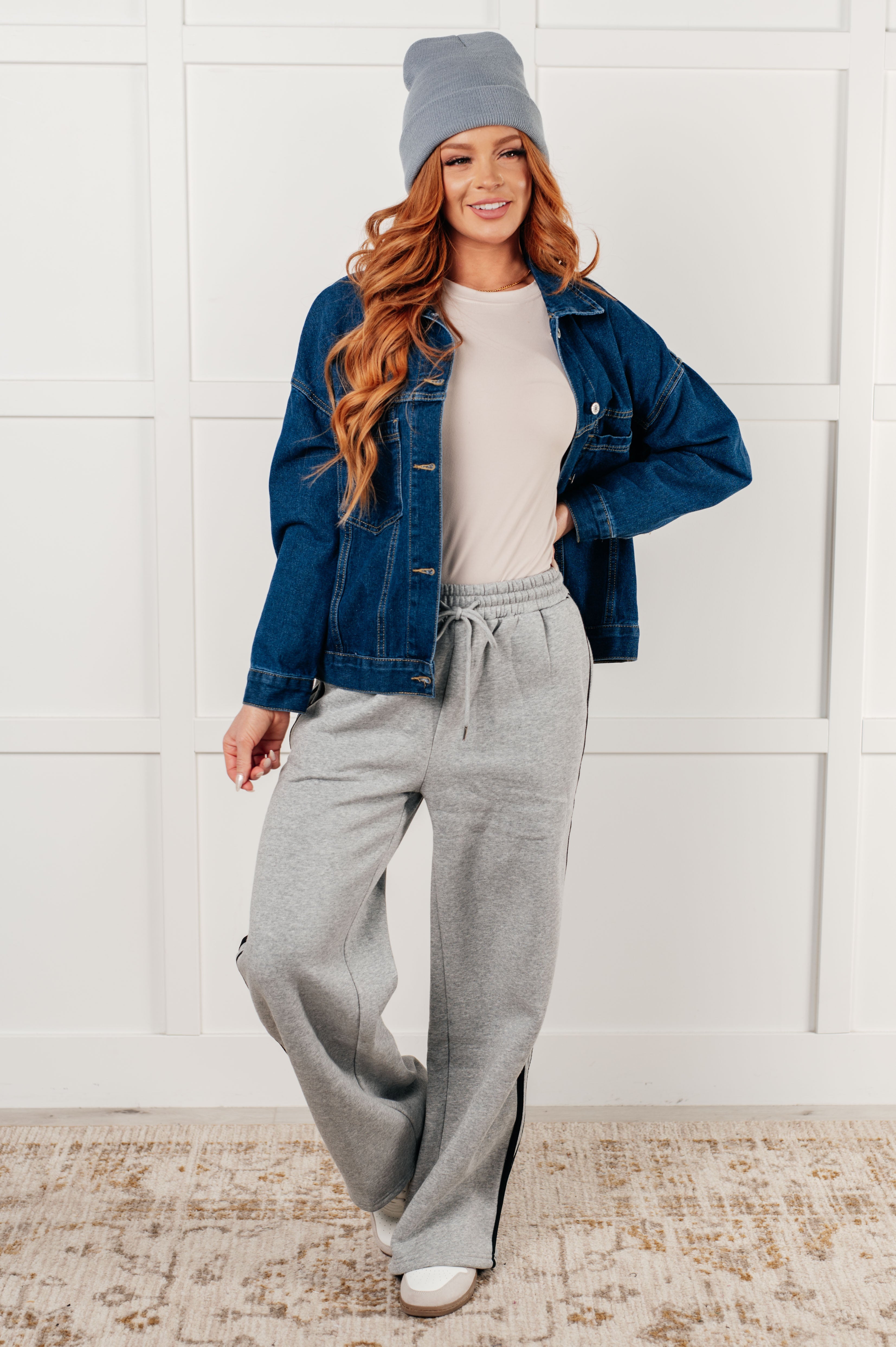 Have We Met Oversized Denim Jacket – Trendy & Versatile, [Evelyns Fashion]