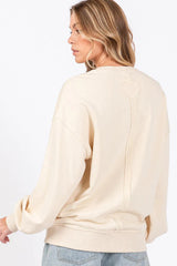 SAGE + FIG LOVE Path Drop Shoulder Sweatshirt – Stylish & Cozy, [Evelyns Fashion]