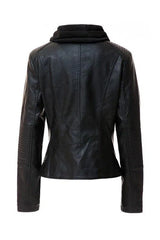 Trendy Women’s Hooded PU Leather Jackets – Sale Now On!, [Evelyns Fashion]