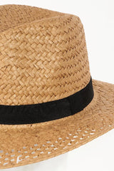 Straw Sun Hat – Timeless Elegance for Sunny Days, [Evelyns Fashion]