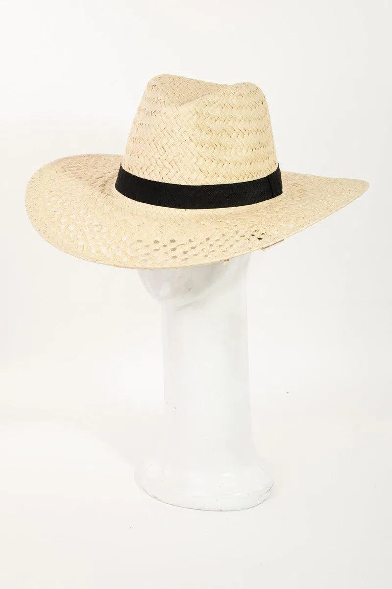 Straw Sun Hat – Timeless Elegance for Sunny Days, [Evelyns Fashion]