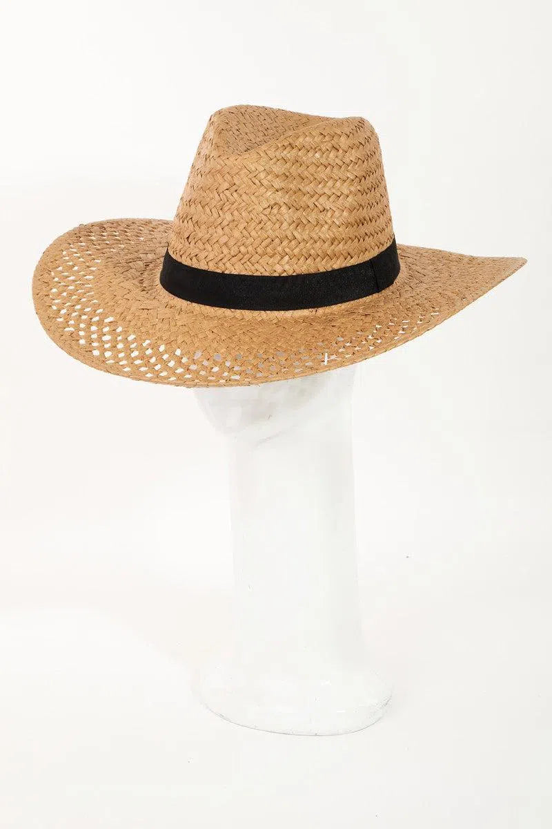 Straw Sun Hat – Timeless Elegance for Sunny Days, [Evelyns Fashion]