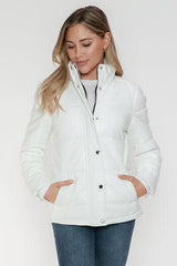 YMI Pocketed Zip-Up Turtleneck Puffer Jacket – Cozy & Chic Winter Style, [Evelyns Fashion]